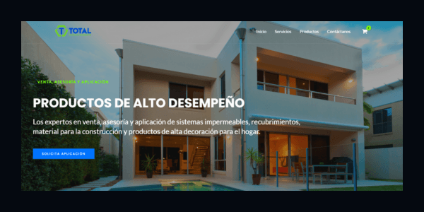 Total Recubrimientos – tienda en línea + SEO inicial