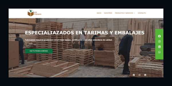 Landing page para todo tipo de industrias, con objetivos que tu empresa necesita